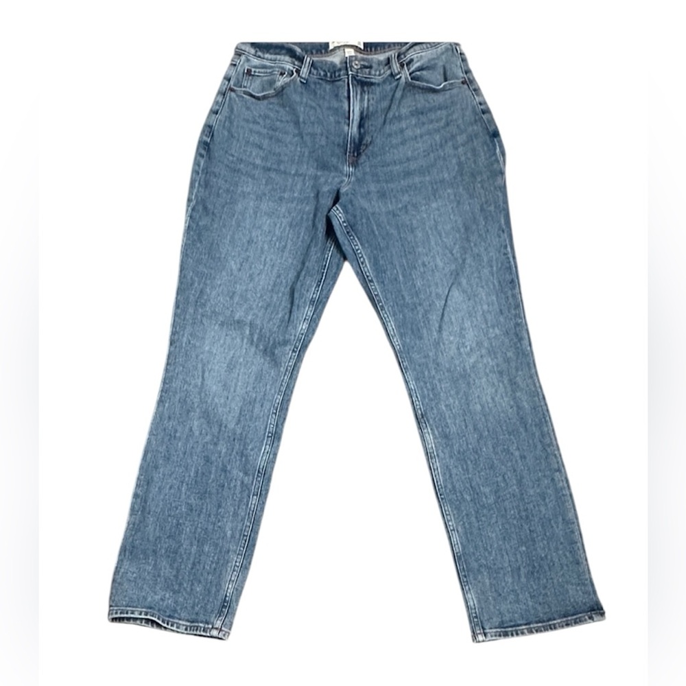 Abercrombie and fitch the slim ultra high rise curve Blue jeans size 31-12